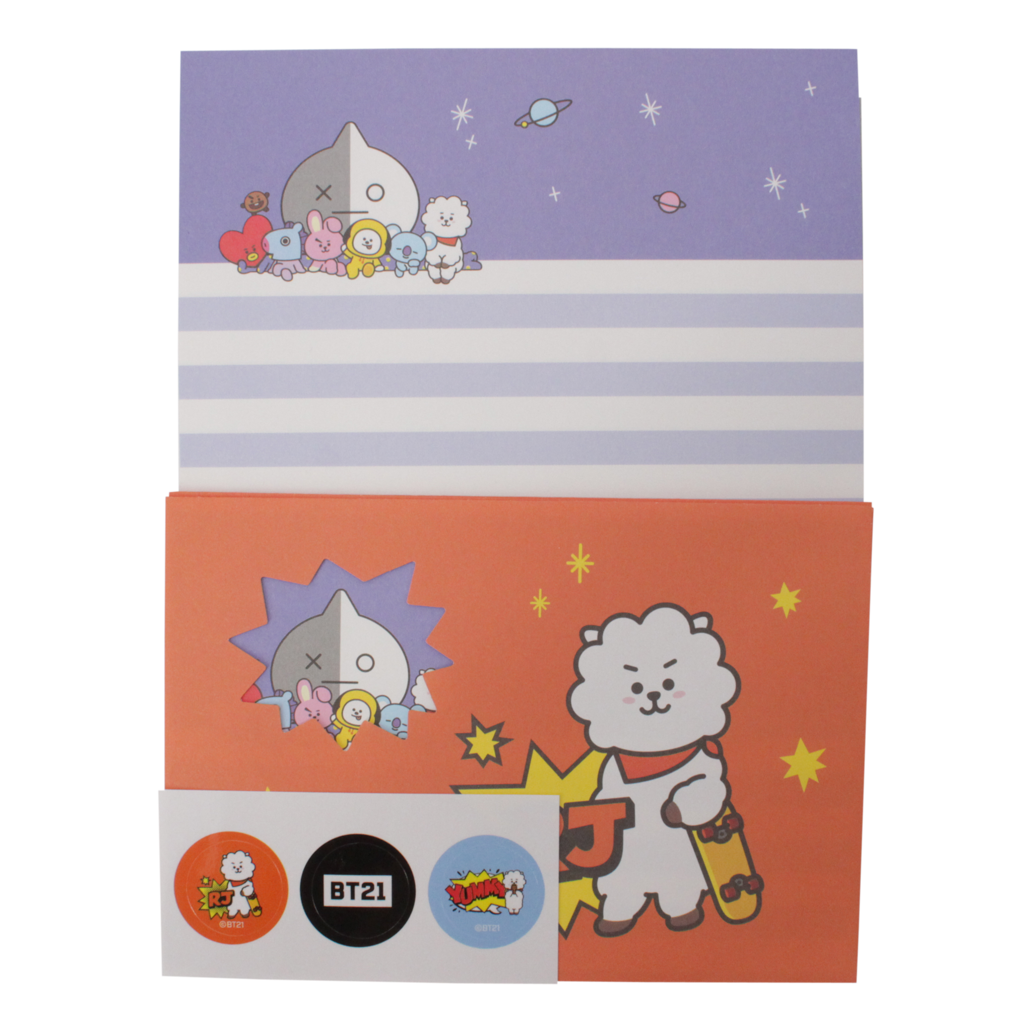 BT21 Briefpapier set B RJ - BTS