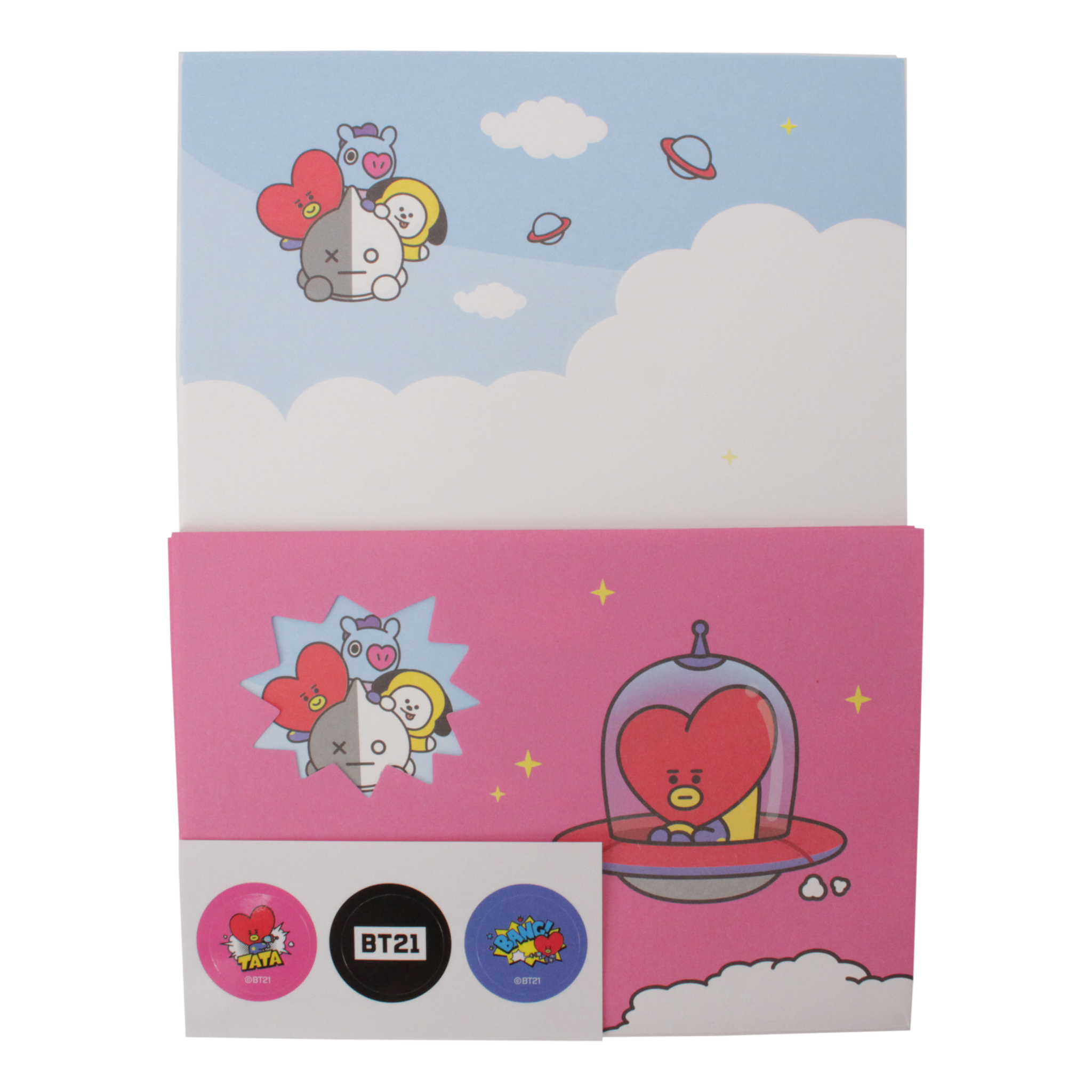 BT21 Briefpapier set B - TATA