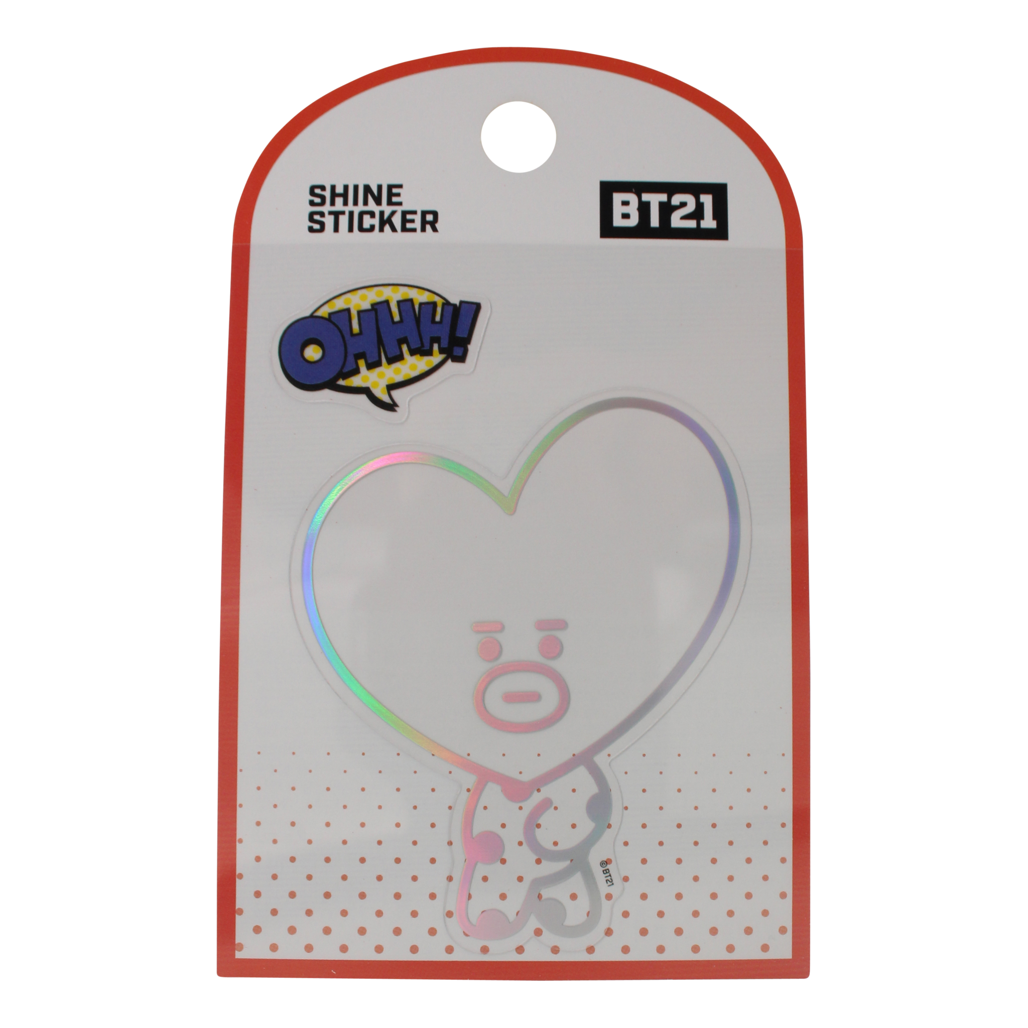BT21 Shine sticker - TATA