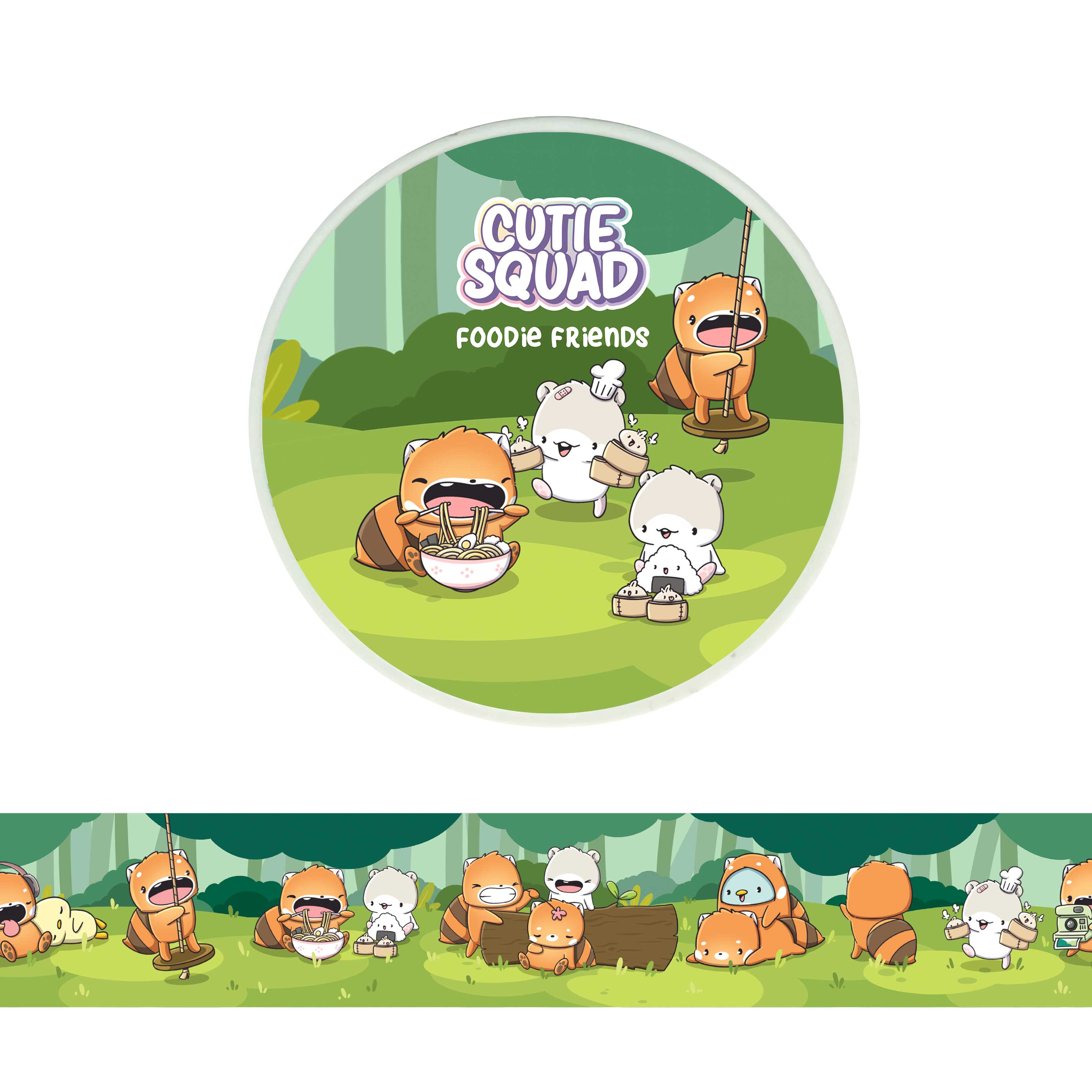 CutieSquad Washi tape Foodie Friends - 