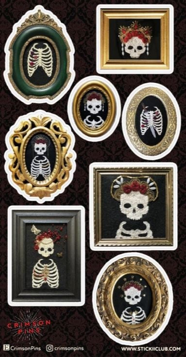 Stickii Stickervel Skeleton Gallery - 