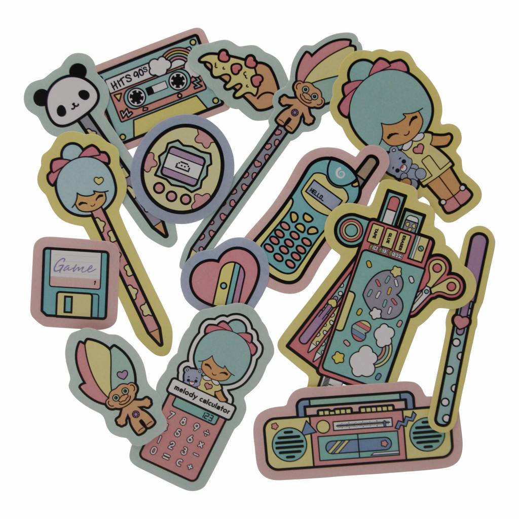 Chickawaii Chic Kawaii - stickers set