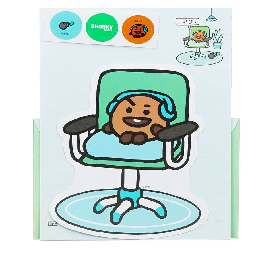 BT21 Briefpapier set A SHOOKY - BTS