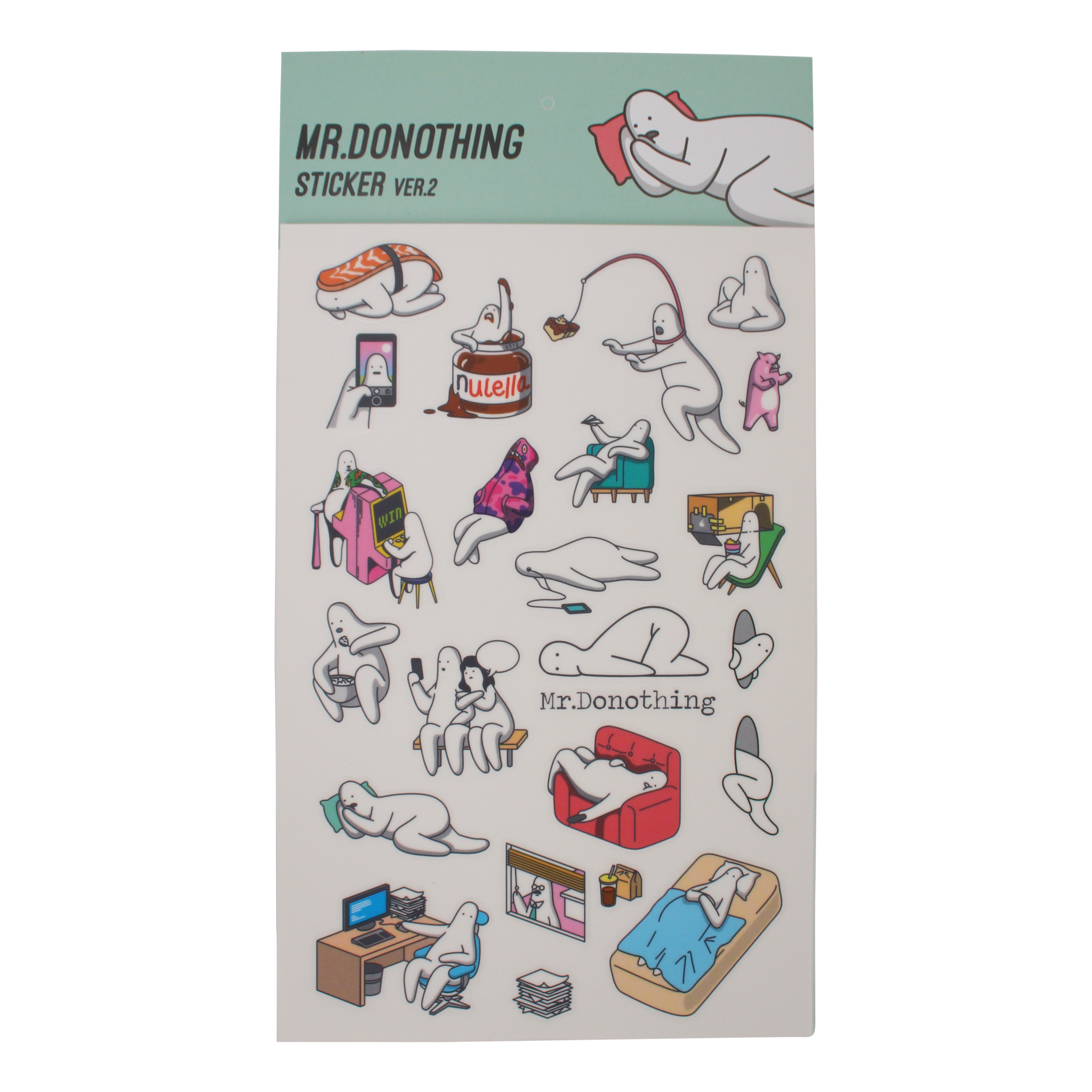 Mr.Donothing stickervel 2