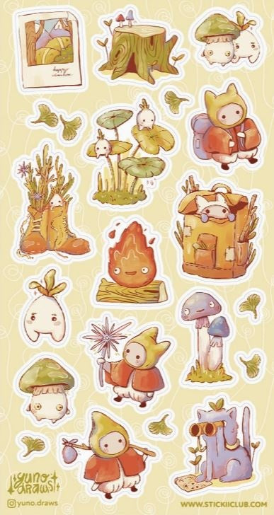 Stickii Stickervel - Friendly Forest