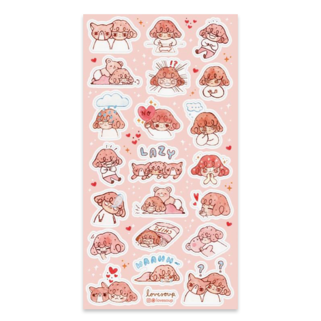 Stickii Stickervel - Lazy Days