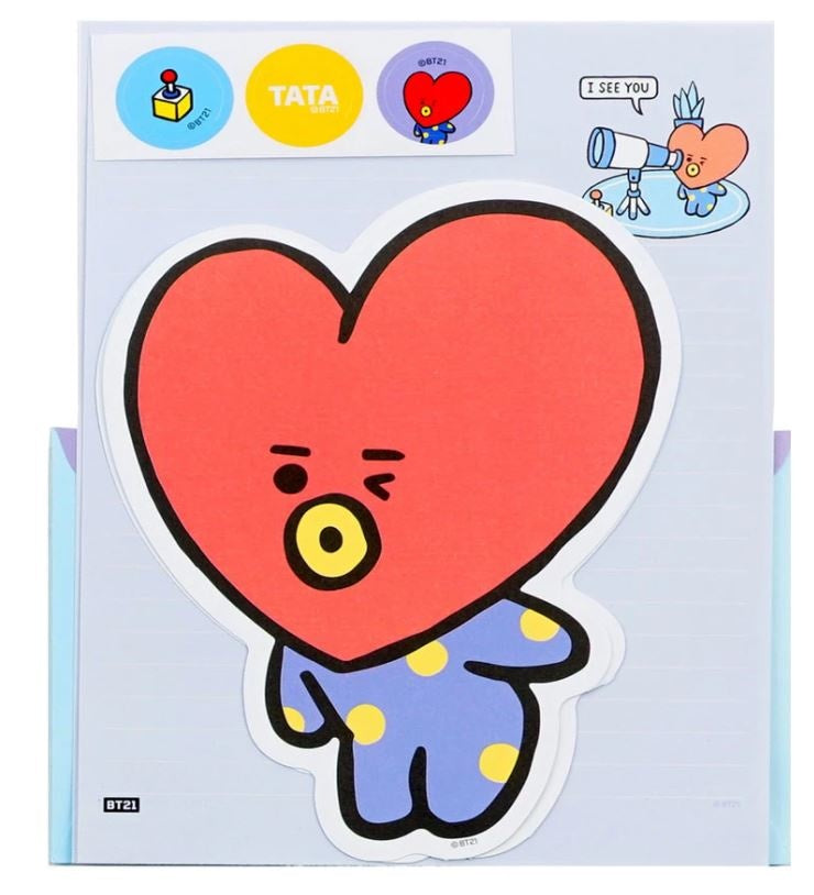 BT21 Briefpapier set A - TATA