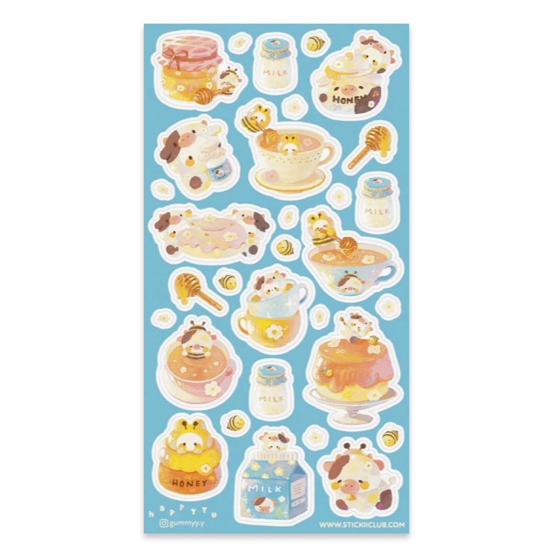 Stickii Stickervel - Kawaii Milk and Honey