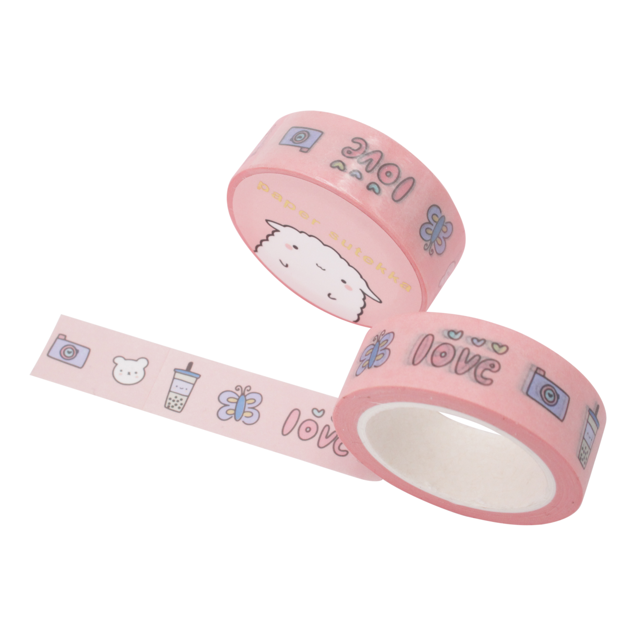 Paper Sutekka Washi Tape - Doodles Boba