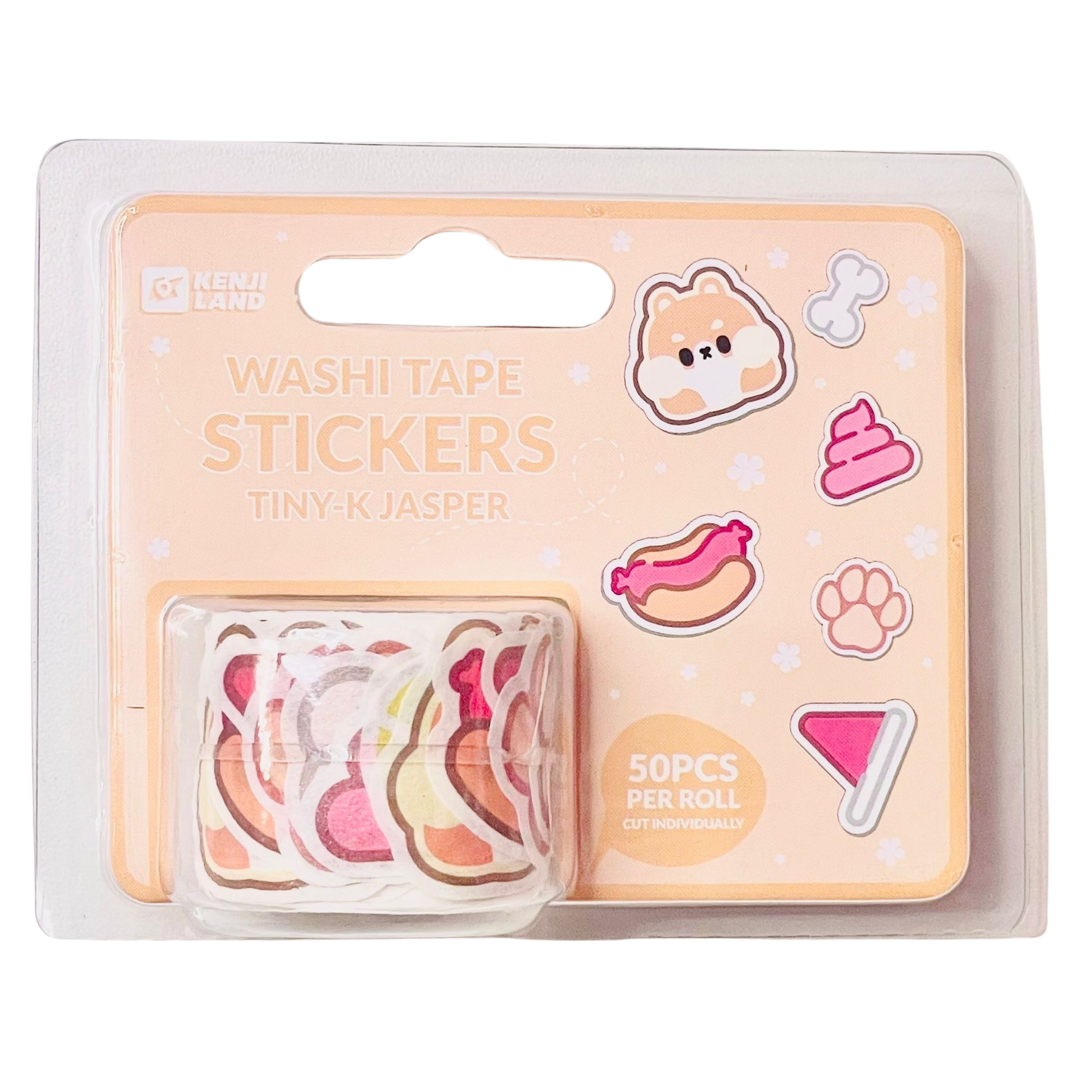Kenji Washi tape stickers Dog Jasper - 