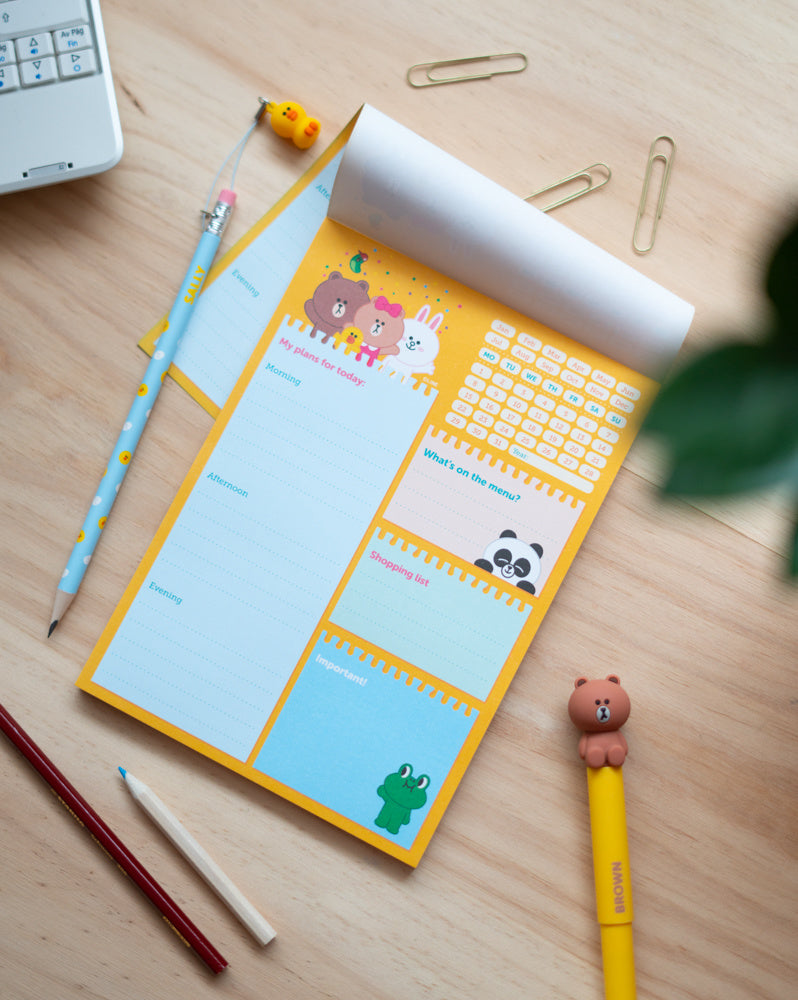 LINE FRIENDS To-do Notepad