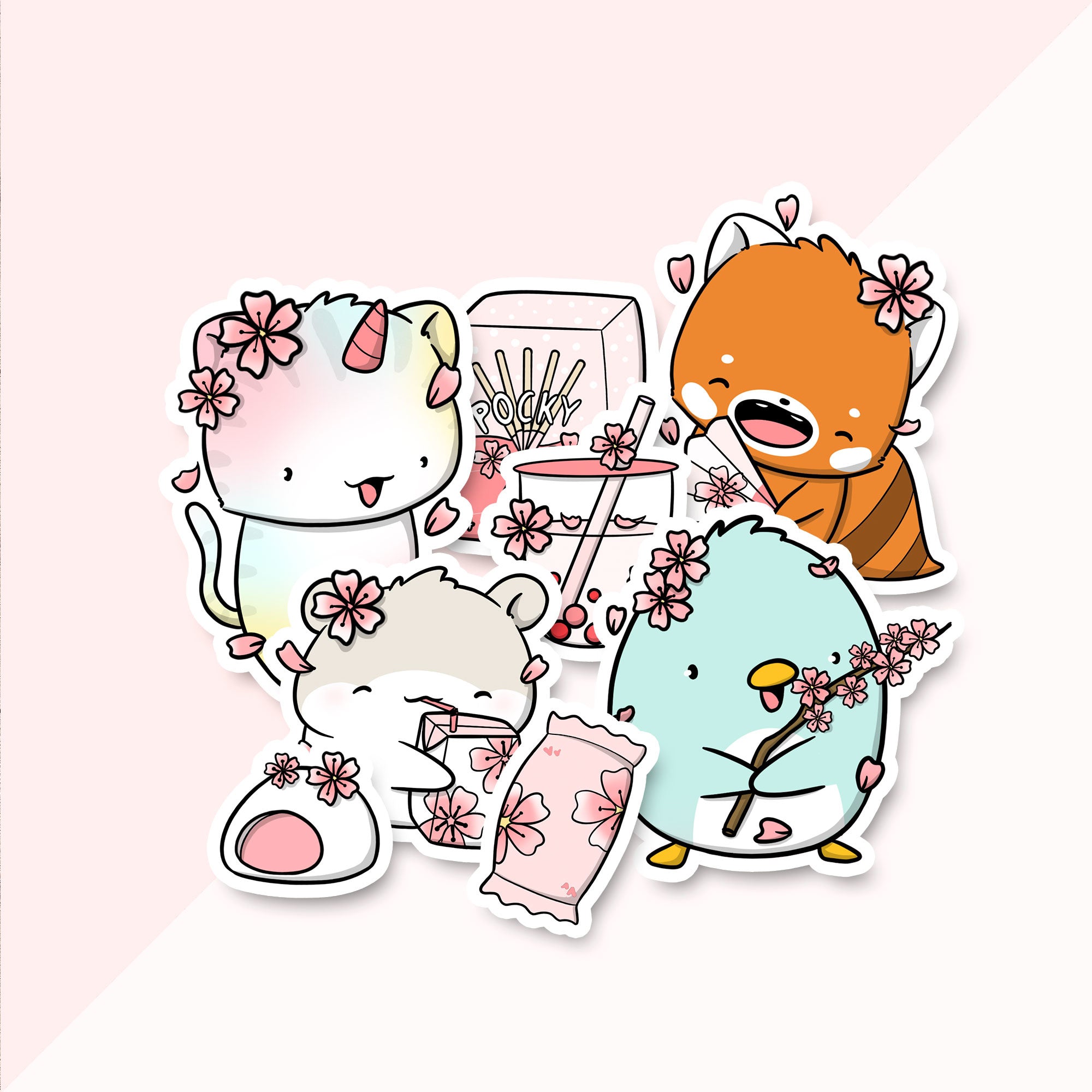 CutieSquad Stickerset - Sakura Season