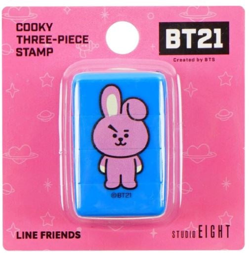 BT21 Driedelige stempel - COOKY
