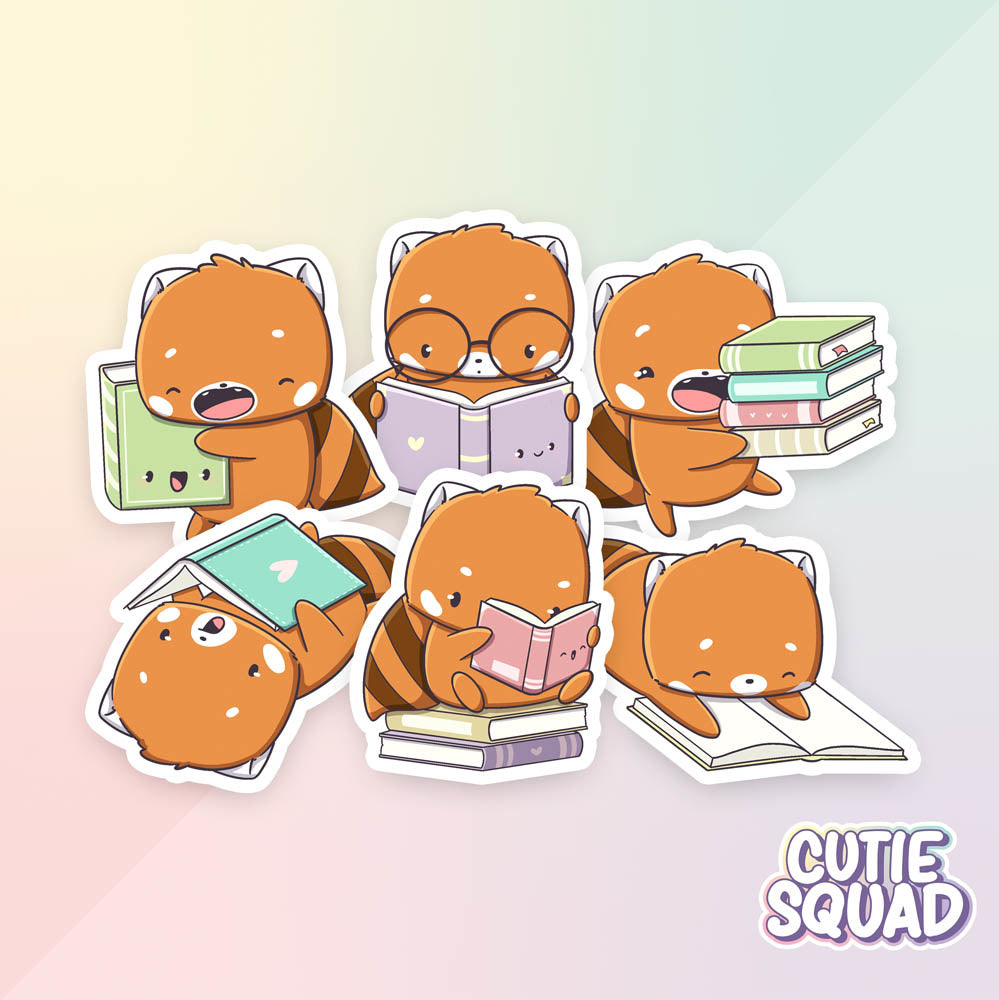 CutieSquad Stickerset Booklovers II - 