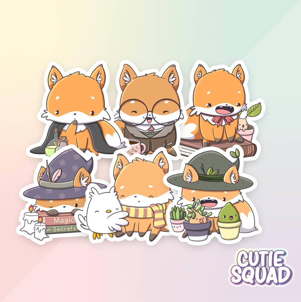 CutieSquad Stickerset Magic Foxes - 