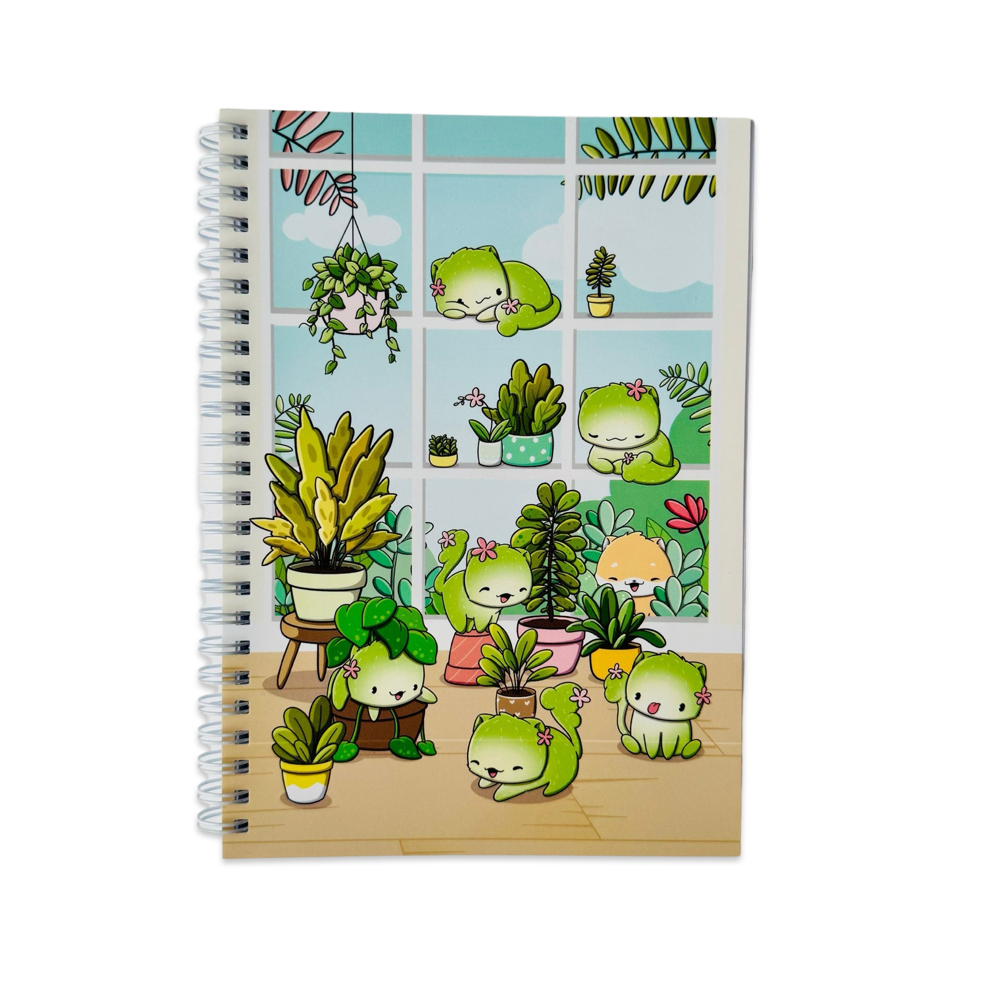 CutieSquad A5 Bullet Journal - Cactus Cats II
