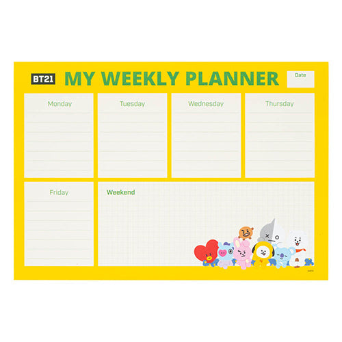 BT21 Weekplanner