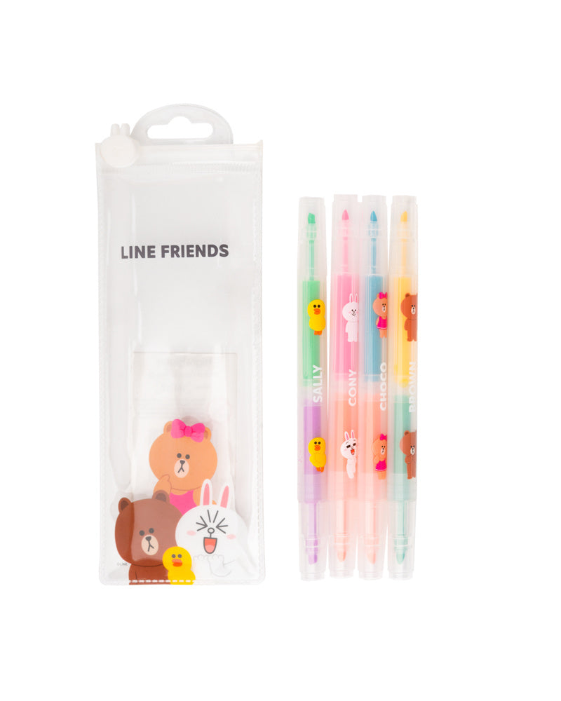 LINE FRIENDS highlighters set
