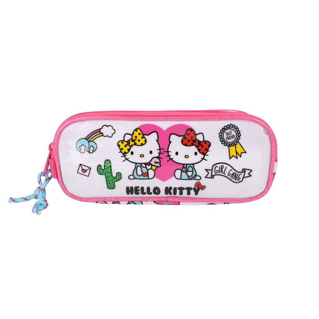 Hello Kitty dubbele etui - Girl Gang