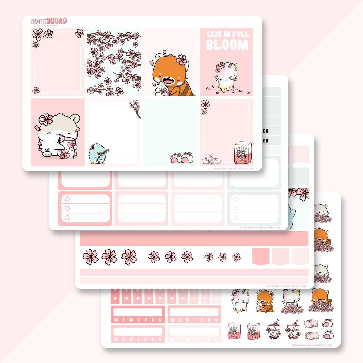 CutieSquad Planner Kit - Sakura Season