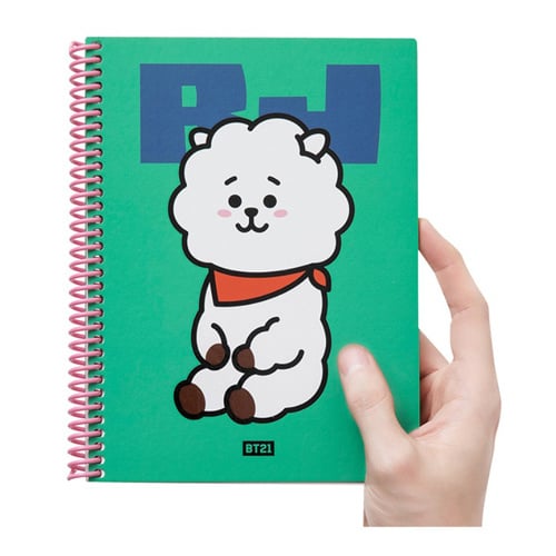 BT21 Heart A5 Spring Notebook - RJ