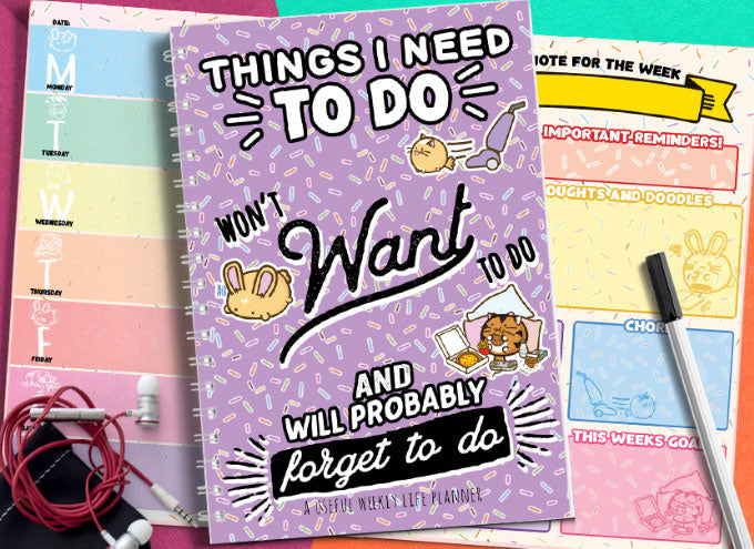 Fuzzballs planner - Things I need to do