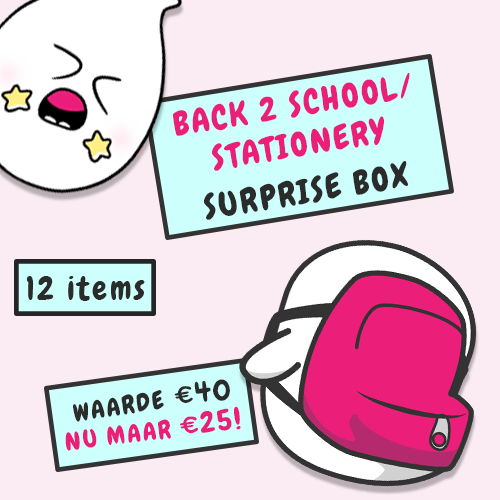 CuteStuff Surprise box - Back 2 school/stationery (twv â‚¬ 40,-)