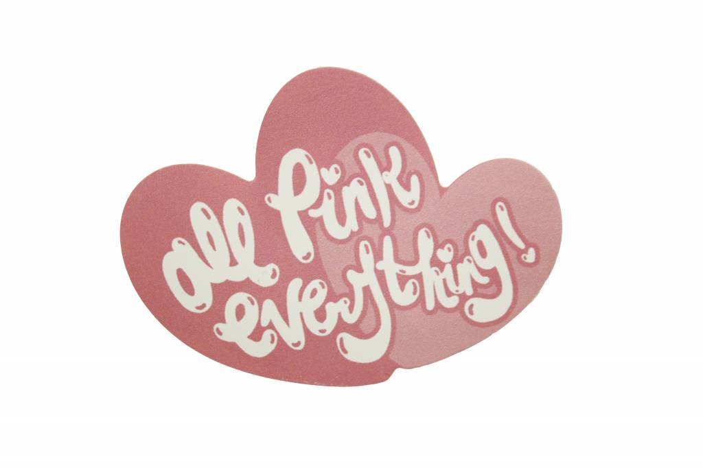 Frilly Pops All Pink Everything sticker - 
