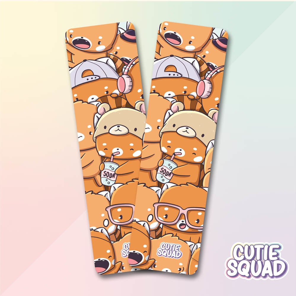 CutieSquad Boekenlegger Red Panda Doodle - 