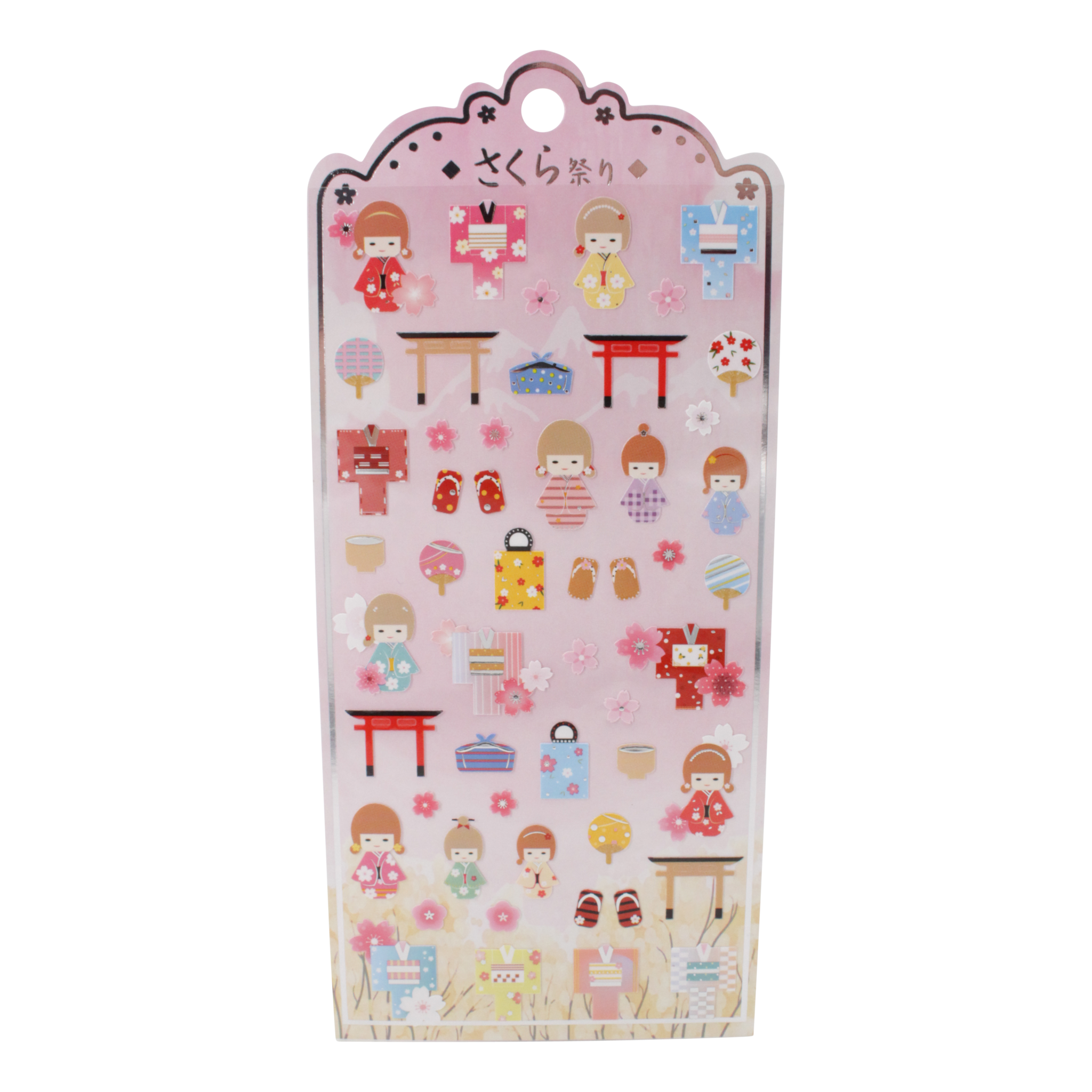 - Sakura doll Nekoni Stickers