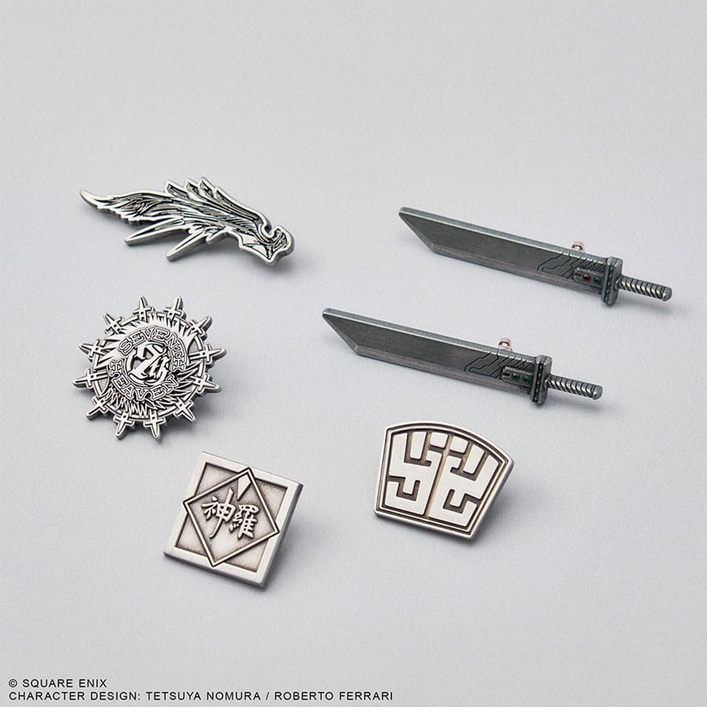 Square Enix Final Fantasy VII Rebirth Mini Metal Pins Blind Box