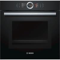 Bosch Serie 8 HNG6764B6. Grootte oven: Middelmaat, Soort oven: Elektrische oven, Totale binnen capaciteit (ovens): 67 l. Apparaatplaatsing: Ingebouwd, Kleur van het product: Zwart, Soort bediening: To