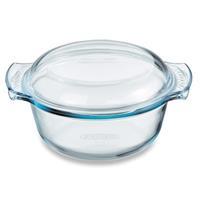 Pyrex ronde glazen casserole 1,5ltr