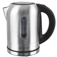 Emerio Wasserkocher WK-108054 - kettle - stainless steel/black - Rostfreier Stahl/Schwarz - 2200 W