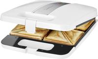 Clatronic ST3629 Sandwich toaster Wit, Zilver