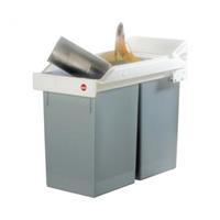 Hailo Einbau-Mülltrennsystem Multi-Box duo L, 2 x 14 Liter