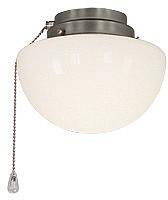 CasaFan 1S BN HALVE BOL Lamp voor plafondventilator Opaalglas (glanzend)