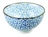 Blauw/Wit Kom - Mixed bowls - 12 x 6.5cm 400ml
