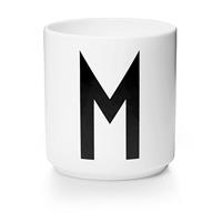 designletters Design Letters - Personal Porcelain Cup M - White