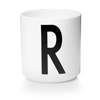 designletters Design Letters - Personal Porcelain Cup R - White