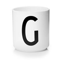 designletters Design Letters - Personal Porcelain Cup G - White