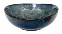 Tokyo Design Studio Blaue ovale Schale - Kobaltblau - 13,8 x 13,5 x 5,4 cm 275 ml