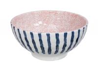 Blauw/Rode Kom - Mixed bowls - 18.5 x 9cm 1000ml