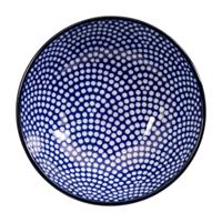 Tokyo Design Studio Blau / Weiße Teller Punkte - Nippon Blau - 9,5 x 3 cm