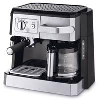DeLonghi BCO 421.S Espressomachine met filterhouder RVS, Zwart Capaciteit koppen: 10 Glazen kan, Met filterkoffie-functie