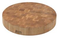 Boos Blocks Prep Blocks runder Hackblock 46 cm aus Ahorn Stirnholz