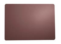 ASA Tischsets Tischset Lederoptik plum 46 x 33 cm (Pflaume)