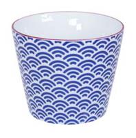 Tokyo Design Studio Blau / Weiße Tasse Star Wave - 8,3 x 6,5 cm 180 ml