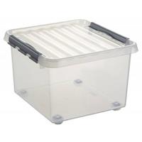 Sunware Aufbewahrungsbox 40 x 28 x 40 cm (B x H x T) Kunststoff transparent