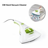 CLEANmaxx Handstaubsauger Milben-Handstaubsauger mit UV-C-Licht weiß/limegreen 300 Watt beutellos